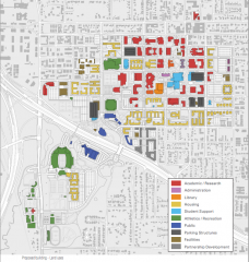 UNT 2013 Master Plan map