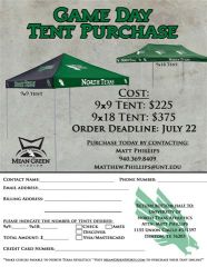 2011 Mean Green Tailgating Tents