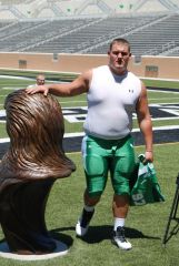 UNT DL Richard Abbe And Statue