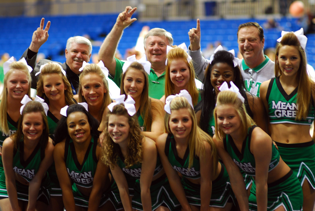 UNT Cheer at Sun Belt Tourney with Fans Members Gallery