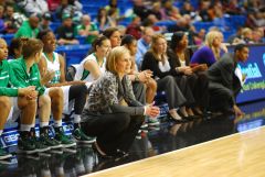 UNT Coach Karen Aston at Sunbelt Tourney 2012