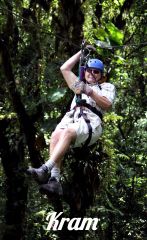 KRAM Zip Lining in Costa Rican Rain Forest