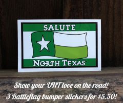 New Mean Green BattleFlag Bumper Sticker