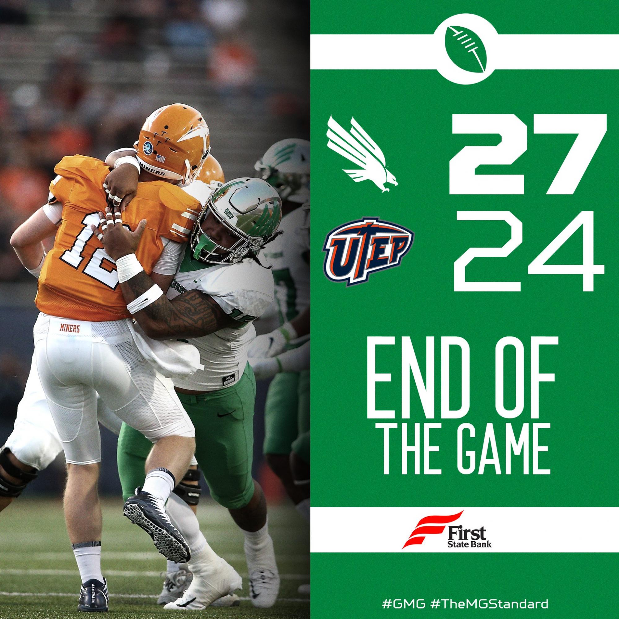 More information about "Mean Green Escape El Paso, 27-24"