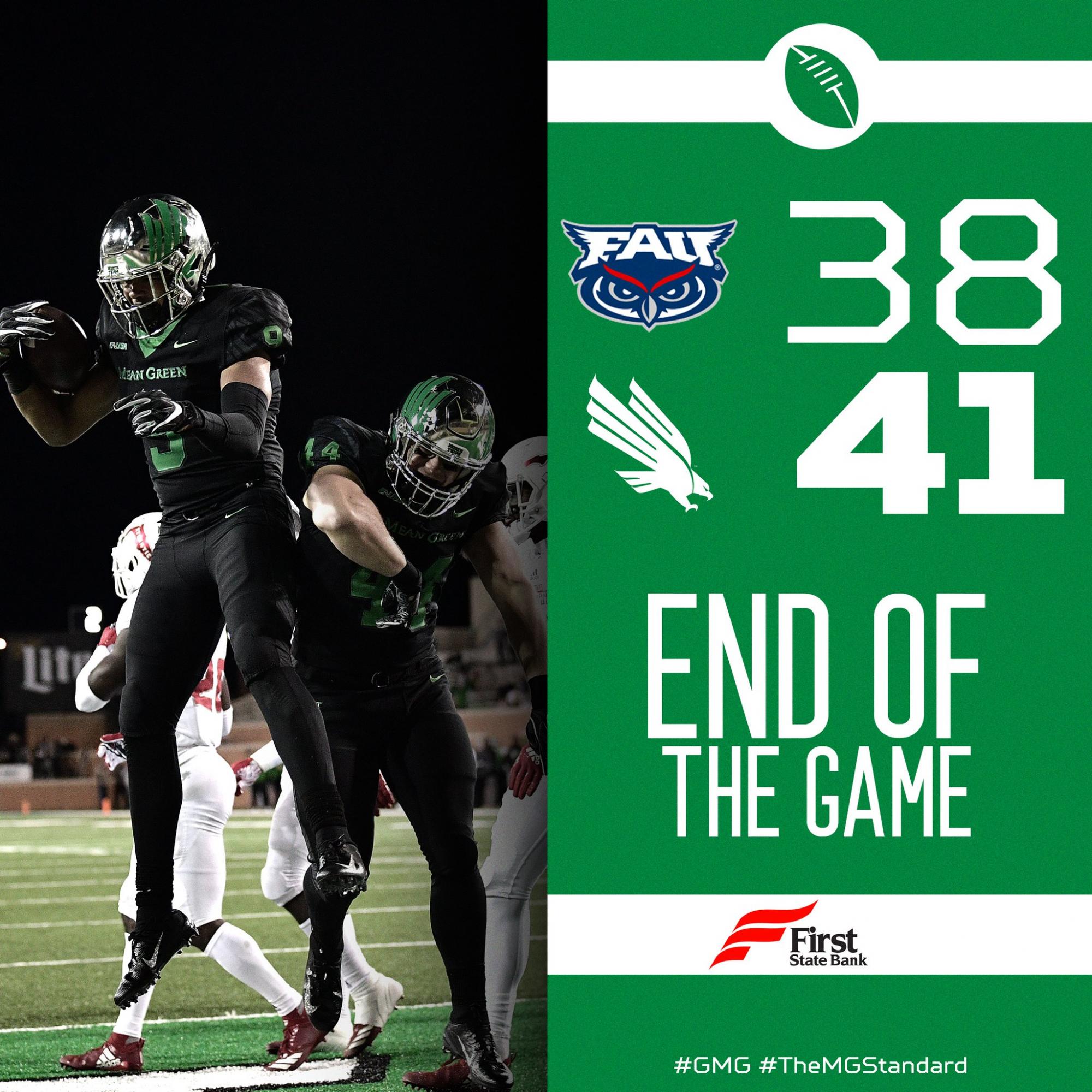 More information about "Mean Green Top FAU In Thriller, 41-38"